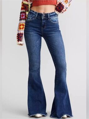 New Flying Monkey High Rise Flare Jeans